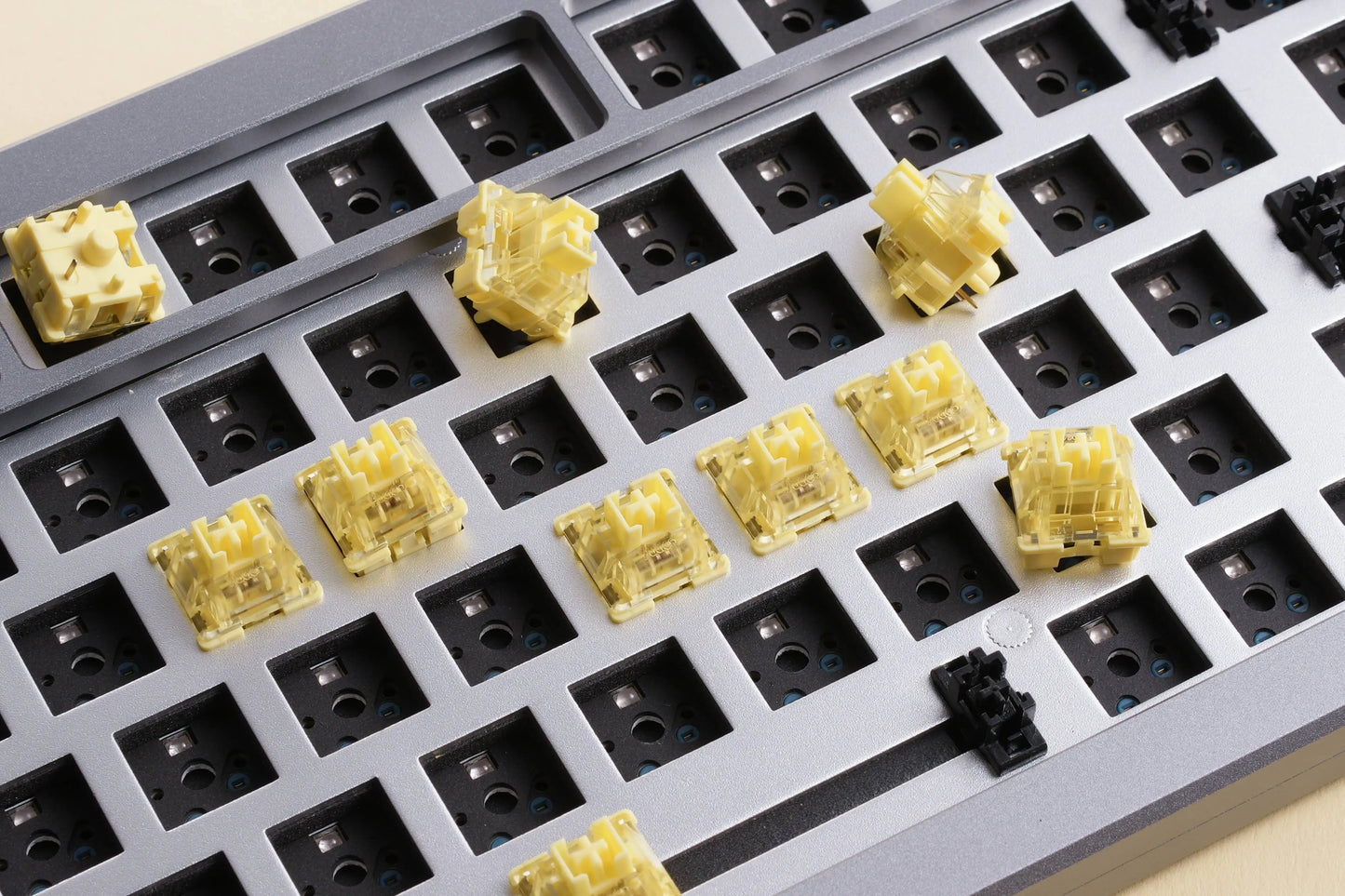 Akko V3 Cream Yellow Pro Switch 5 Pin 50gf Linear With Stable Dustproof Stem For Mx Mechanical Keyboard (45 pcs)