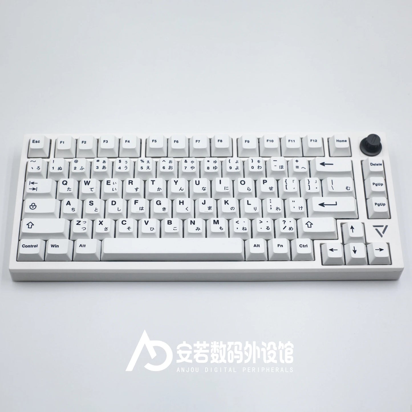 125 Keys PBT Black White Japanese Keycaps Cherry Profile For Gaming Mechanical Keyboard Supplement 1.75U 2U Shift Space Bar