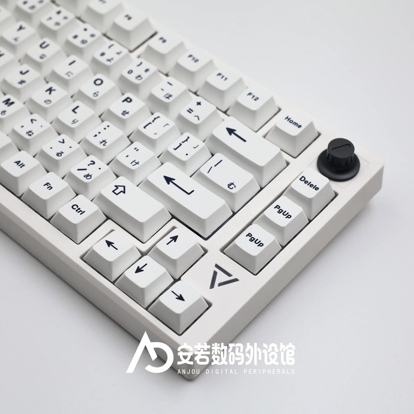 125 Keys PBT Black White Japanese Keycaps Cherry Profile For Gaming Mechanical Keyboard Supplement 1.75U 2U Shift Space Bar