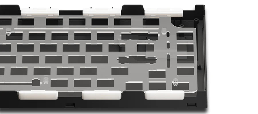 Akko 5075S VIA Kit 75% Custom Barebone Keyboard RGB Backlit 3/5-Pin Hotswap Mechanical Gaming Keyboard  with Knob Gasket Mount