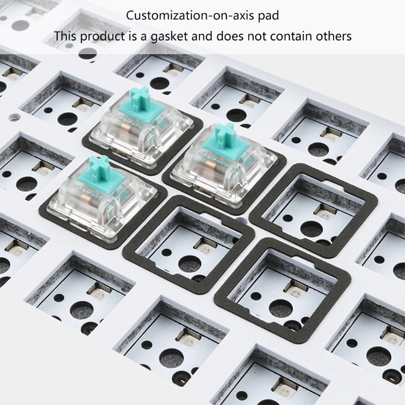 120Pcs Poron IXPE EVA Pad For Hot Swappable Mechanical Keyboard Switch Reduce Noise DIY Keyboard Kits Mute Foam Pads